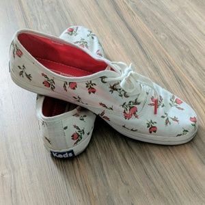 Flower print Keds